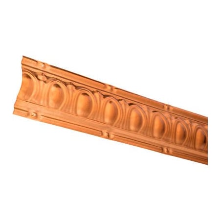 Acoustic Ceiling Products Great Lakes Tin 48" Huron Tin Crown Molding in Copper - 195-08